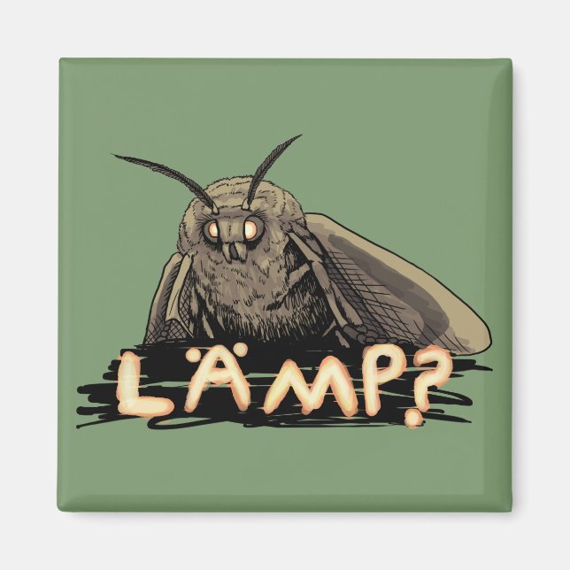 Imã Luminária? Moth Meme (Frente)