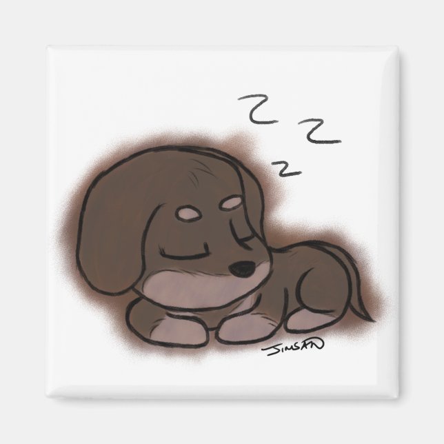 Imã Luna Dormindo (Frente)