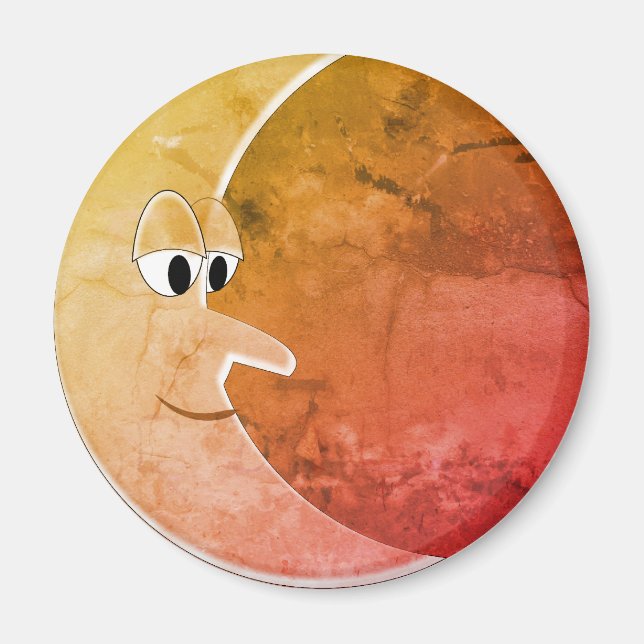 Imã Luna Vintage Moon Drawn (Frente)