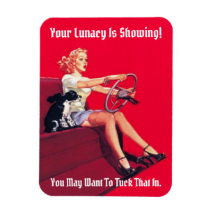 Ímã Lunacy Vintage Pin-Up Magnet