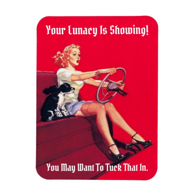 Ímã Lunacy Vintage Pin-Up Magnet (Vertical)