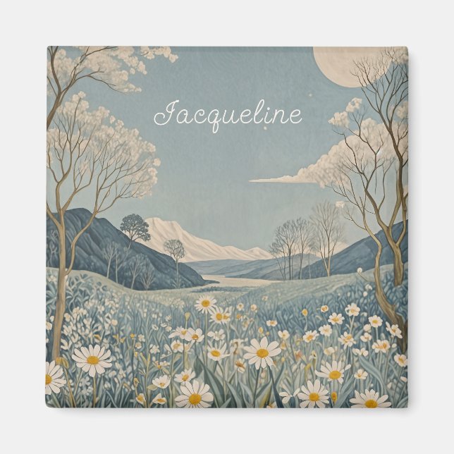 Imã Lunar Meadow Personalizado (Frente)