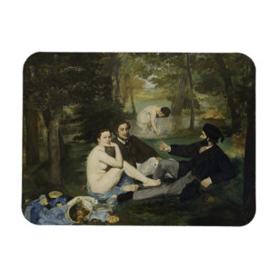 Ímã Luncheon da grama por Edouard Manet