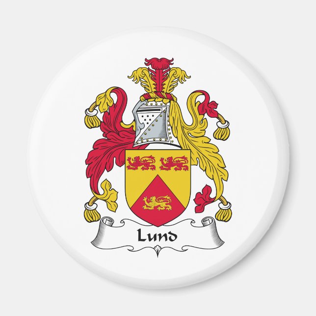 Imã Lund Family Crest (Frente)