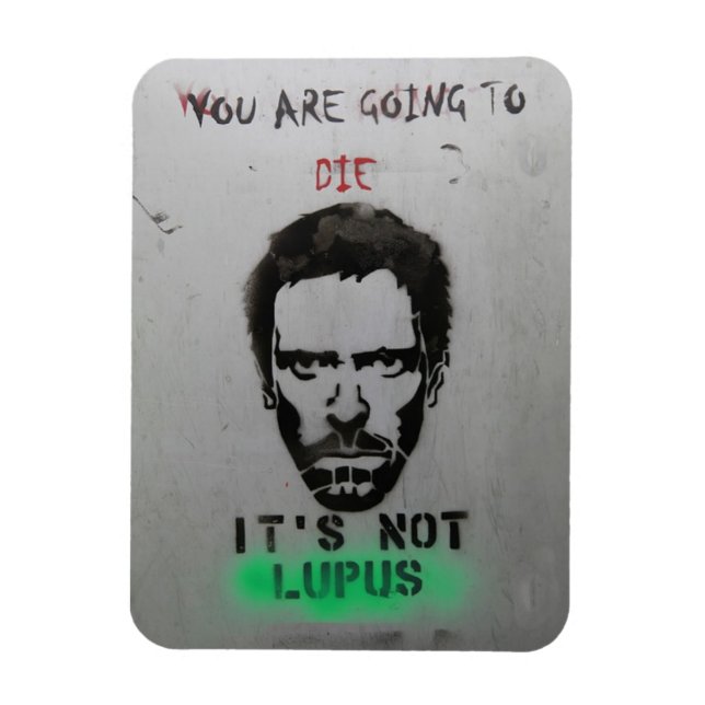 Ímã Lúpus da casa (Vertical)