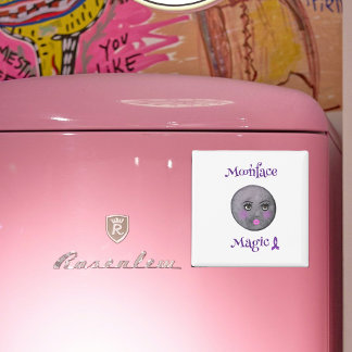 Imã Lupus de fita púrpura da face da lua