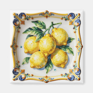 Imã Luscious Lemons Cerâmica Vibrante Italiana