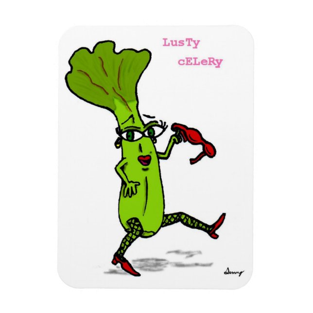 Ímã Lusty Celeron - Magneta flexível (Vertical)