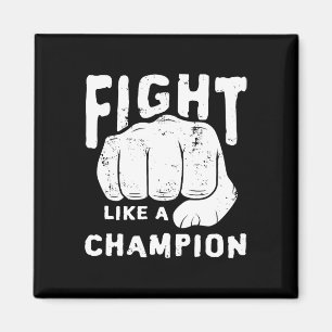 Imã Luta Boxe Kickboxing Partida Lutador Artes Marciai