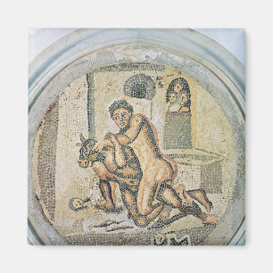 Imã Luta de Theseus com o Minotaur