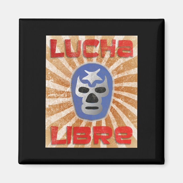 Imã Luta mexicana Lucha Libre (Frente)