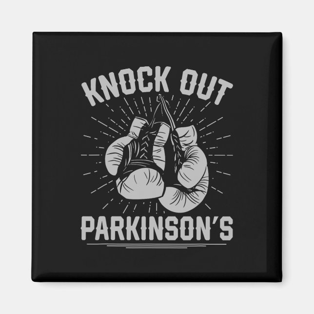 Imã Lutador de Boxe Kickboxing Derruba Parkinsons  (Frente)