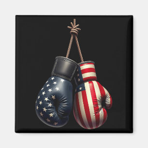 Imã Luvas de Boxe Boxer Bandeira dos EUA