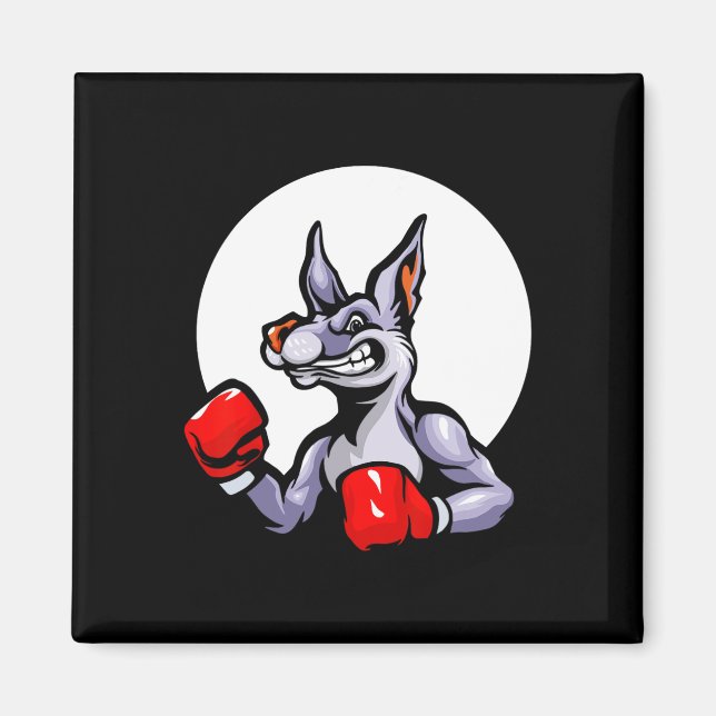 Imã Luvas de Boxe Canguru Kickboxing Luta Esporte Mma (Frente)