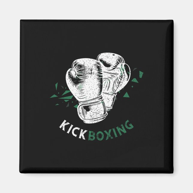 Imã Luvas de Boxe Kickboxing (Frente)