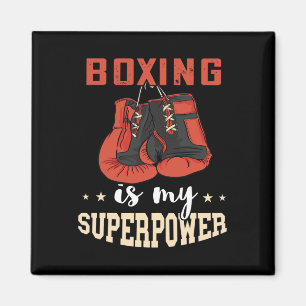 Imã Luvas de Boxe Superpoder Boxe Kickboxer Kickboxi