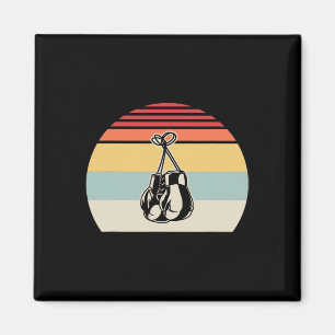 Imã Luvas de Boxing Retroativas Esportes Sunset
