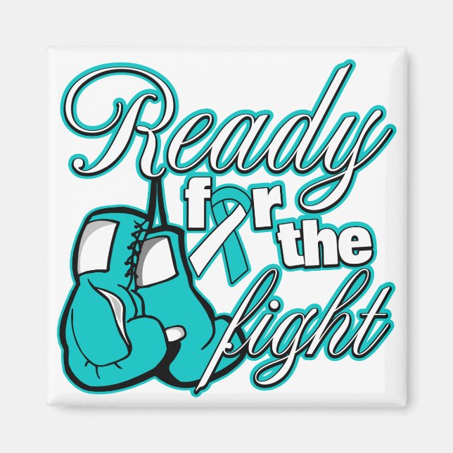 Imã Luvas De Cancer Cervical Prontas Para A Luta (Frente)