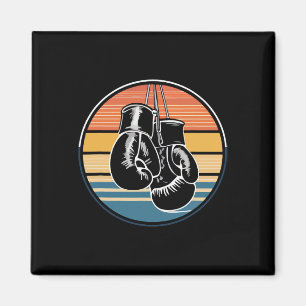 Imã Luvas Penduradas de Boxe Retro Boxe Kickboxing Amo