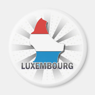 Imã Luxembourg embandeira o mapa 2,0