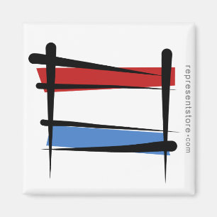 Imã Luxembourg escova a bandeira