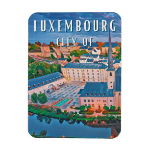Ímã Luxemburgo, ville cosmopolite e multilingue