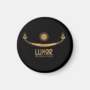 Imã Luxor a Avenida da Esfinge o navio de Quéops Karna