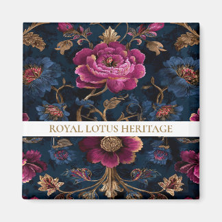 Imã Luxury Floral Vintage Royal