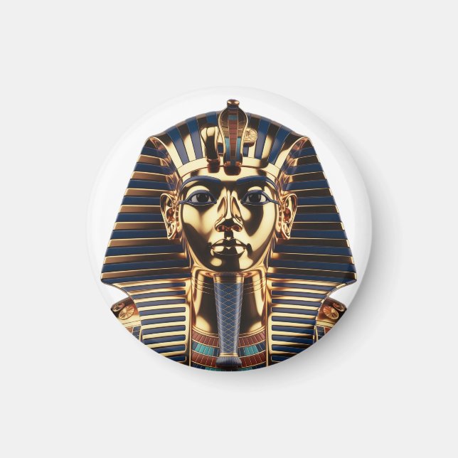 Imã Luxury Golden Egyptian Mask Artwork (Frente)