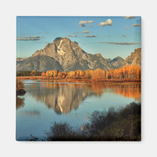 Imã Luz adiantada em Wyoming na curvatura de Oxbow
