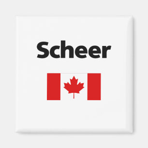 Imã Luz-Cor canadense da bandeira de Andrew Scheer