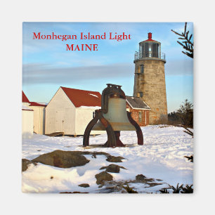 Imã Luz da ilha de Monhegan, ímã de Maine