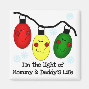 Imã Luz de camiseta e de presentes da vida das mamães