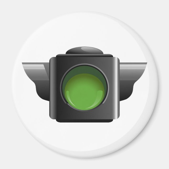 Imã Luz de Tráfego Verde para Gerenciamento de Sala de (Frente)