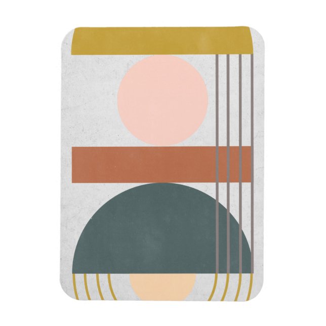 Ímã Luz de Verão Geométrica III (Vertical)