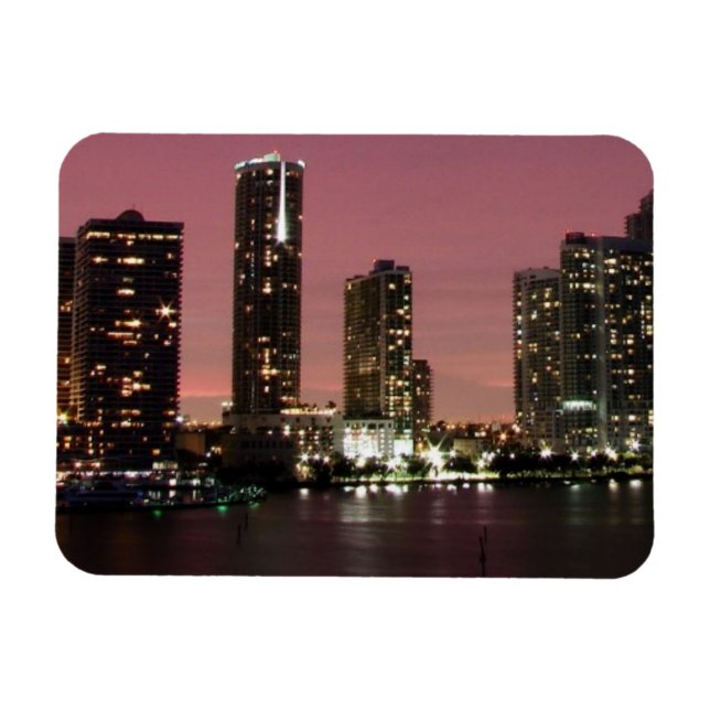 Ímã Luz do sol sobre Miami após tempestade (Horizontal)