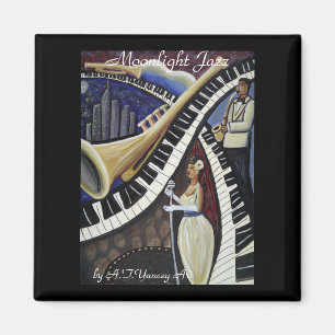 Imã Luz Luz Jazz Magnet