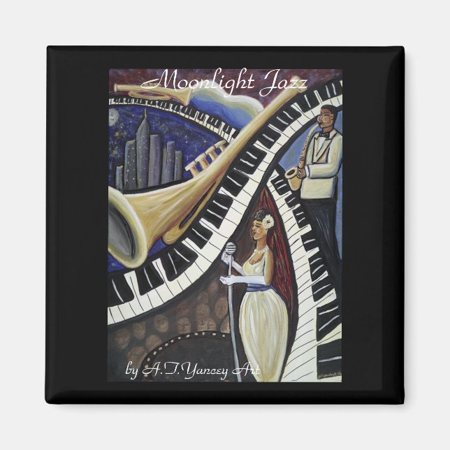 Imã Luz Luz Jazz Magnet (Frente)