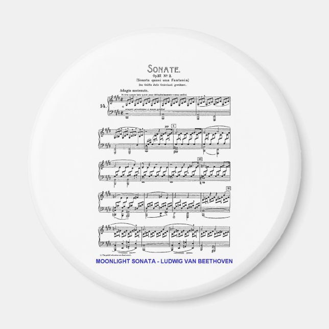 Imã Luz-Luz-Sonata-Ludwig-Beethoven (Frente)
