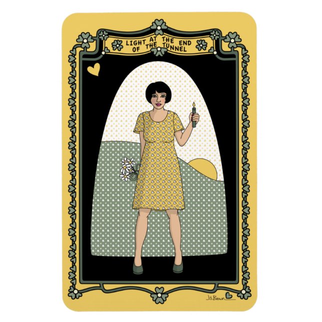 Ímã Luz No Fim Do Frigorífico Tunnel_A_4x6 (Vertical)