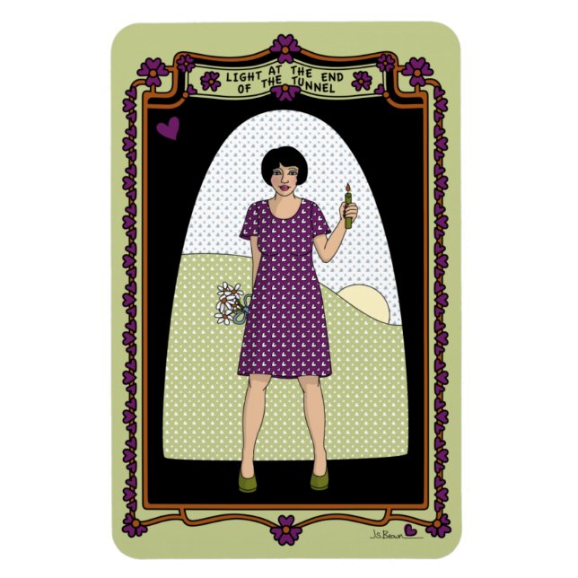 Ímã Luz No Fim Do Frigorífico Tunnel_A_4x6 (Vertical)