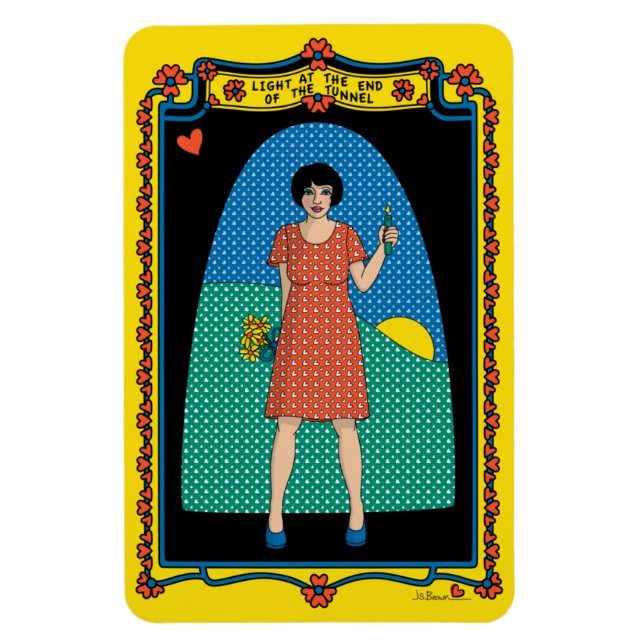 Ímã Luz No Fim Do Frigorífico Tunnel_B_4x6 (Vertical)