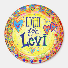 Imã "Luz para Levi""Imagem de Inspirividade