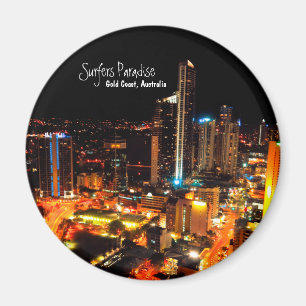 Imã Luzes da cidade de Gold Coast Austrália do paraí