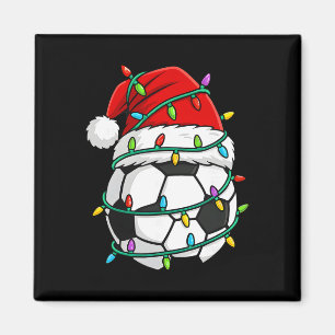 Imã Luzes de Chapéu de Natal do Futebol Santa Esportes