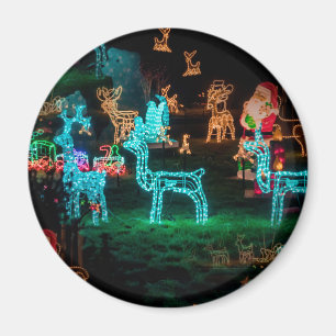 Imã luzes de natal