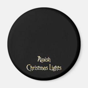 Imã Luzes de Natal de Amish