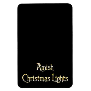 Ímã Luzes de Natal de Amish