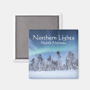 Imã Luzes do norte ao norte da Noruega