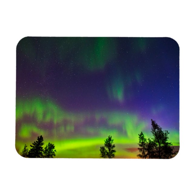Ímã Luzes do Norte | Manitoba Canadá (Horizontal)
